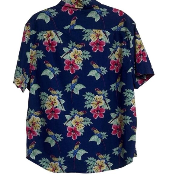 Goodiefellow & Co Hawaiian Button-up Shirt Men's XL Multicolor Floral Slim Fit - Picture 8 of 10